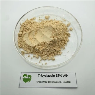 CAS UIMH. 41814-78-2 Fungaicíd Tricyclazole 15% WP Do Rialú Galar