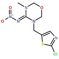 Thiamethoxam Structural formula Thiamethoxam Structural formula